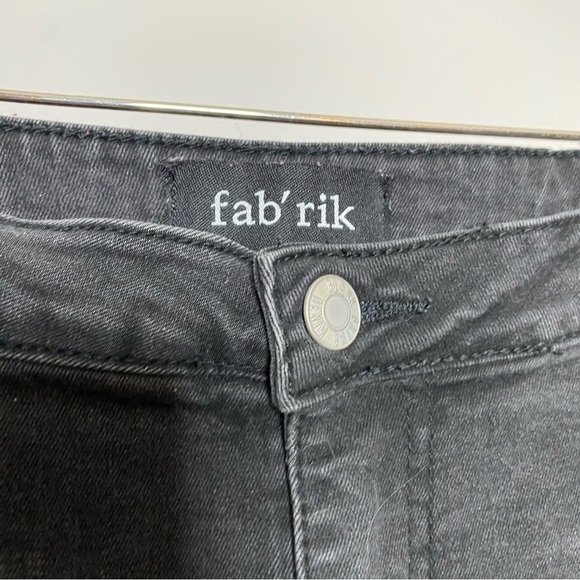 Fabrik Black Bell Bottom Flare Jeans - Picture 3 of 4